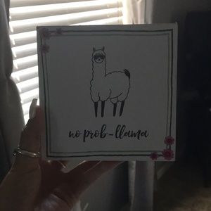 No prob-llama wall hanging